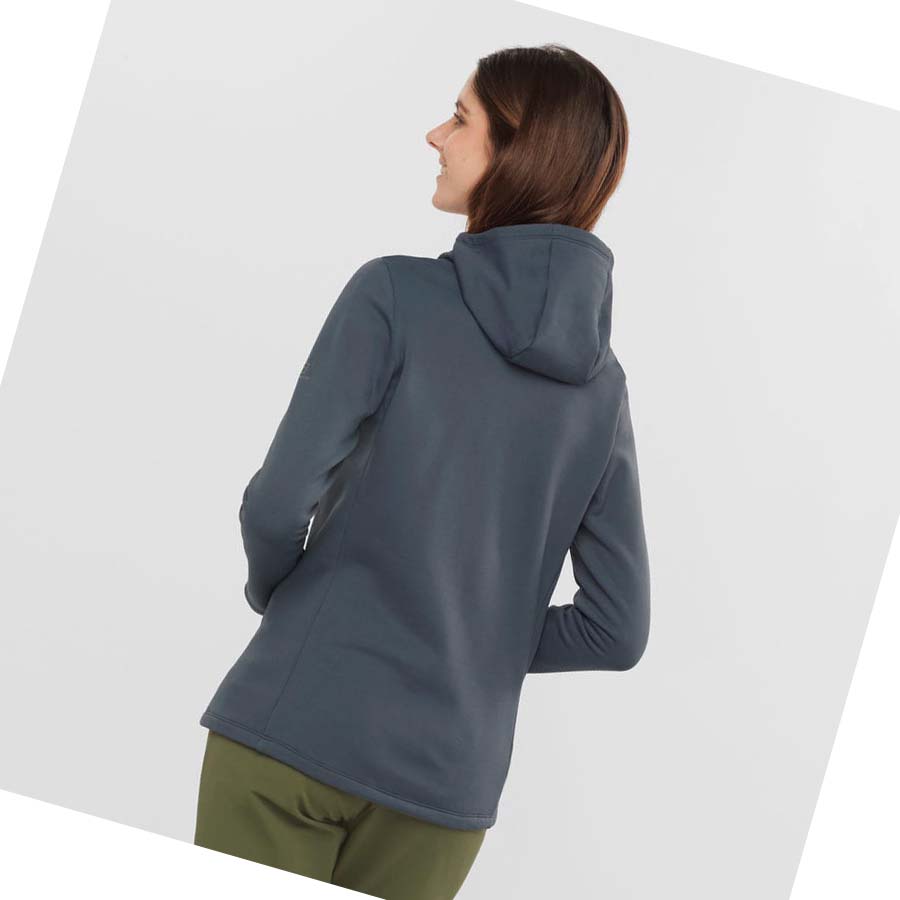 Sudadera Con Capucha Salomon ESSENTIAL XWARM Mujer Negros | MX 2504UZG